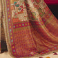 STORI Off White Woven Banarasi Silk Saree