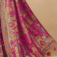 STORI Megenta Pink Woven Banarasi Silk Saree