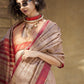 Shop Mauve Beige Handloom Silk Sarees Online in India & USA - STORI