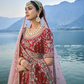 Buy Red Bridal Lehenga In Online-STORI