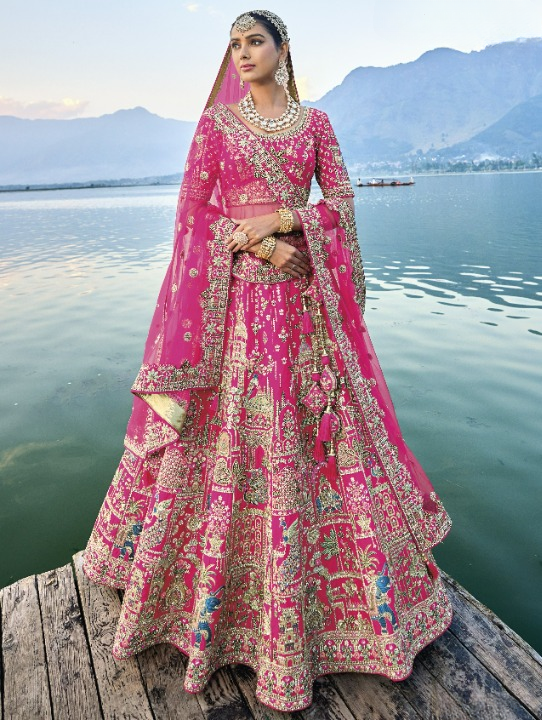 Shop Pink Lehenga In Online-STORI