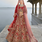 Shop Red Lehenga In Online-STORI
