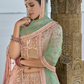 Shop Peach Lehenga In Online-STORI