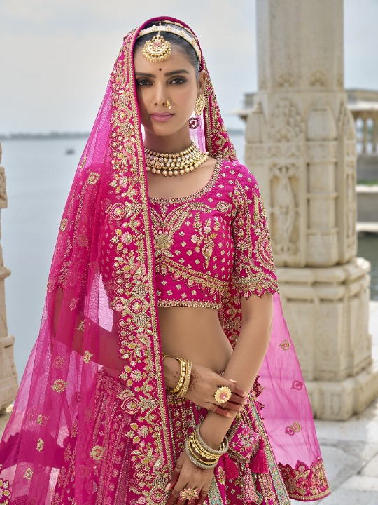 Buy Pink Lehenga In Online -STORI