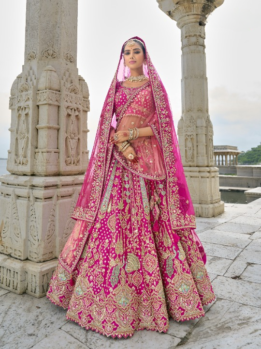 Buy Pink Lehenga In Online -STORI