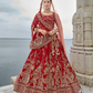 Buy Red Bridal Lehenga In Online-STORI