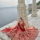Buy Red Bridal Lehenga In Online-STORI