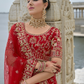 Buy Red Bridal Lehenga In Online-STORI