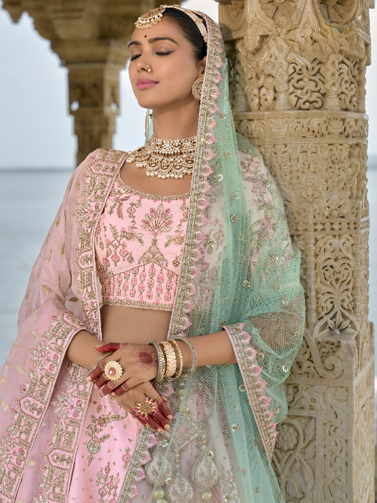 Shop Pink Lehenga In Online-STORI