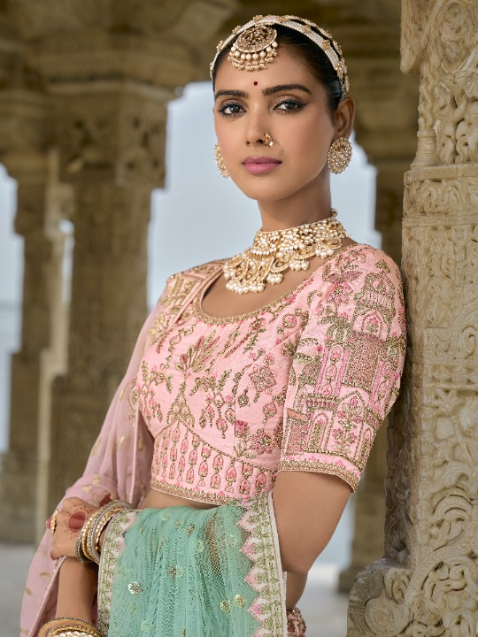 Shop Pink Lehenga In Online-STORI