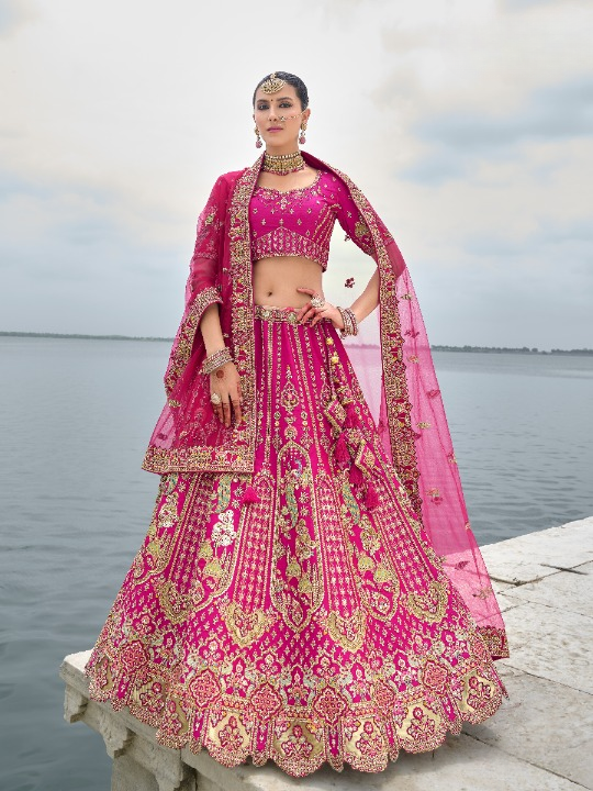 Buy Pink Lehenga In Online-STORI