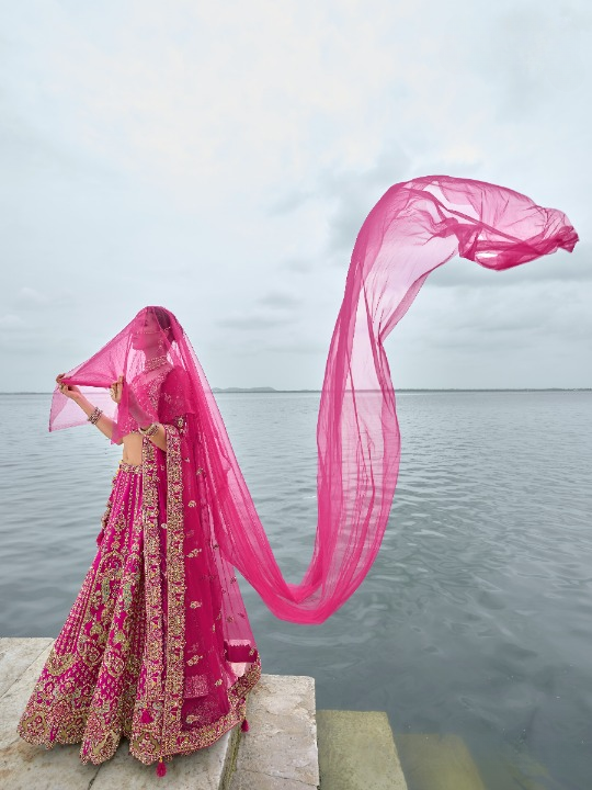 Buy Pink Lehenga In Online-STORI