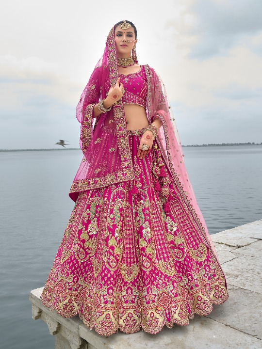 Buy Pink Lehenga In Online-STORI