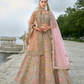 Buy Peach Bridal Lehenga In Online-STORI
