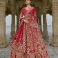 Buy Red Bridal Lehenga In Online-STORI