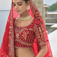 Buy Red Bridal Lehenga In Online-STORI