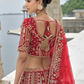 Buy Red Bridal Lehenga In Online-STORI