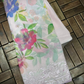 Floral Printed Chiffon Saree With Chikankari Borders