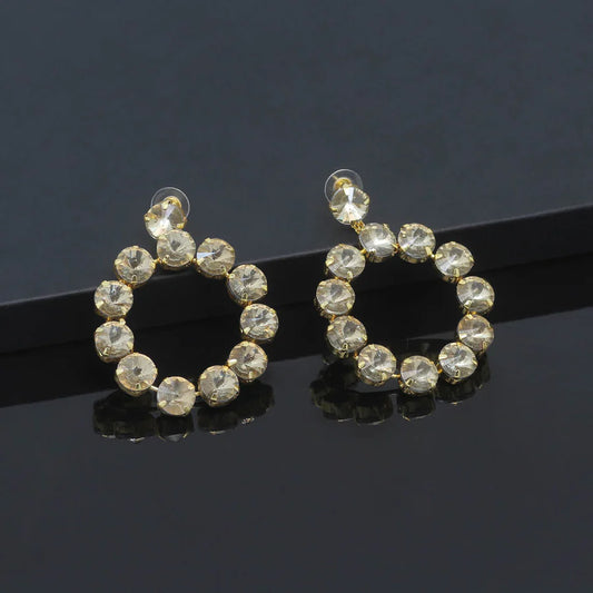 Krisha Rivoli Stone Earrings