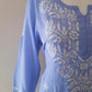 Aiza Lavendar Soft Modal Handcrafted Short Chikankari Kurti