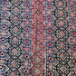 Indigo & Red Ajrakh Cotton Mulmul Saree