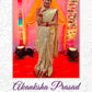 Akanksha Prasad in Heavy Embroidered Designer Velvet Bridal Blouse - STORI