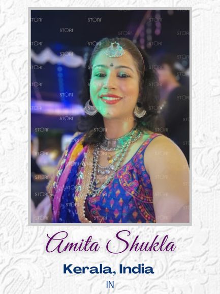 Amita Shukla in Navratri Traditional Embroidered Blouse With Kodis