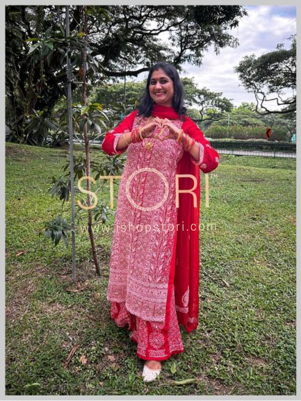 Anu Tyagi in STORI Chikankari