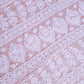 Baby Pink Noor Full Jaal Hand Embroidered Lucknowi Chikankari Saree