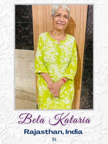 Bela Kataria in Bloom Bright Green Printed Mulmul Cotton Chikankari Kurti