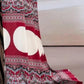 Black & White Ajrakh Modal Satin Silk