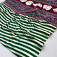 Green & White Ajrakh Modal Satin Silk