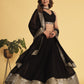 STORI Black Lehenga Choli With Heavy Border