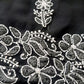 Black Hand Embroidered Georgette Lucknowi Chikankari Garara