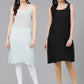 Black & Grey Combo Cotton Long Inner Slips