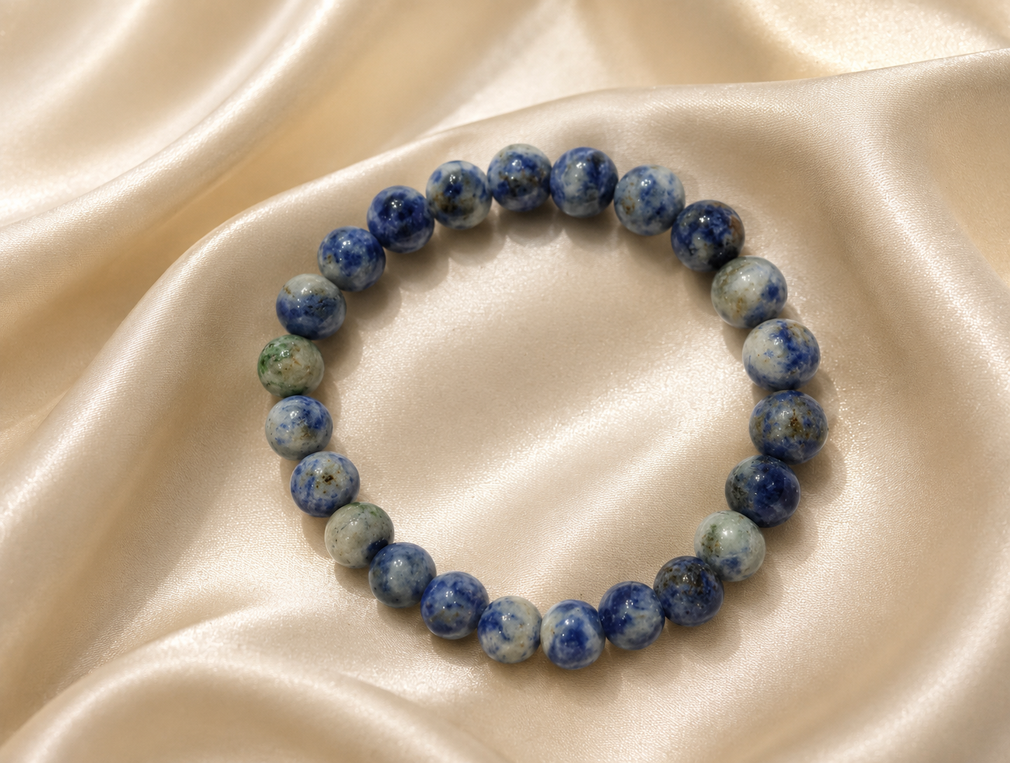 Blue Gemstone Beaded Bracelets