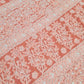 Carrot Pink Noor Full Jaal Hand Embroidered Lucknowi Chikankari Saree