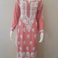Kaaya Powder Pink Modal Chikankari Kurti