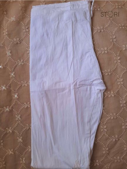 Handcrafted Phool Boota Chikankari Lycra Pants
