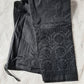 Machine Crafted Black Lucknowi Chikankari Lycra Pants