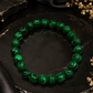Green Emerald Malachite Bead Bracelet