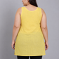 Pale Yellow Cotton Short Inner Slip Plus size