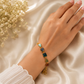 Anika Multicolor  Raw Stones charm Bracelet