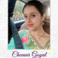 Cheenar Goyal in Oxidized Earrings - STORI