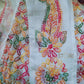 Hand Embroidered Georgette Lucknowi Chikankari Flared Palazzo - Multicolor