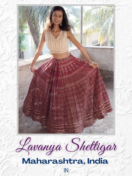 Cambric Cotton Blouse With Linear Embroidery