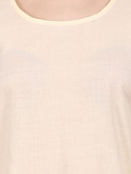 Cream Cotton Long Inner Slip