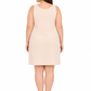 Cream Cotton Long Inner Slip Plus Size2