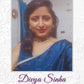Divya Sinha in Nandini Multi Color Half Pearls Raw Stone Necklace Set