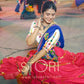 Navratri Multicolor Embroidered Blouse With Foil Mirror